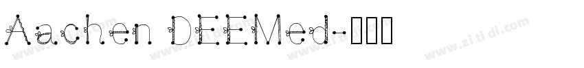Aachen DEEMed字体转换